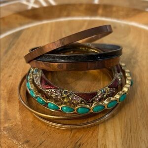 Craft Bangle Bracelet Set 6 bracelets total